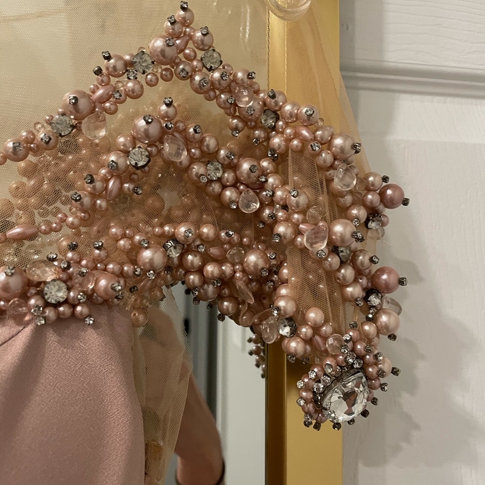 Tarik Ediz Pink Open Back Dress - Picture 8 of 13